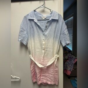 NWOT Lilly Pulitzer Dresher Button Down Romper